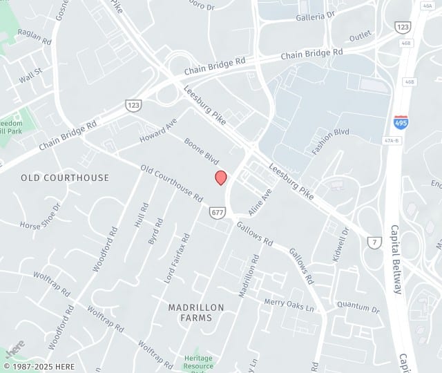 Location Map: 8100 Boone Blvd Vienna, VA 22182